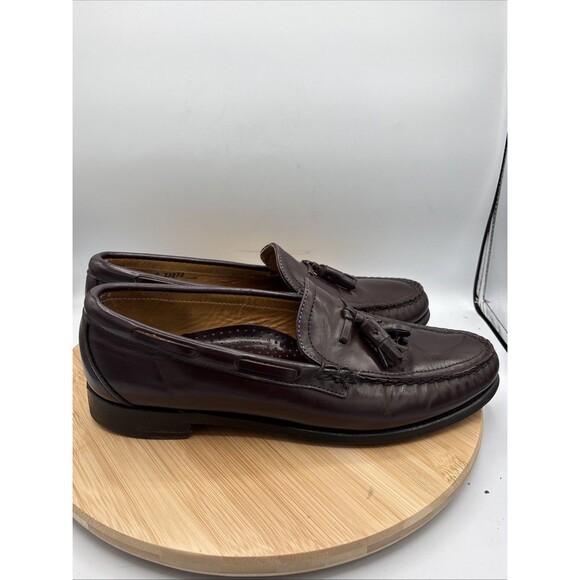Sebago Hand Sewn Tassel Loafers Burgundy Leather Men\'s 11C Classic main image 5